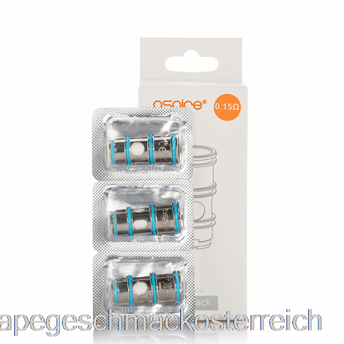 Aspire Guroo Ersatzspulen 0,15 Ohm Mesh-Coils Mit Vape-Geschmack